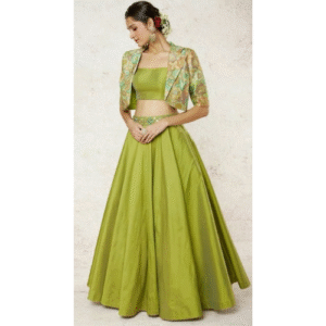 Olive Green Lehenga Set